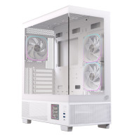 CAJA ATX SEMITORRE EINAREX S501D RGB BLANCA EXCS-PR-51DR-W