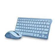 TECLADO NGS RATON FANTASY KIT INALAMBRICO MULTIMODO RECARGABLE USB-C BLUE