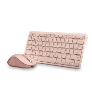 TECLADO NGS RATON FANTASY KIT INALAMBRICO MULTIMODO RECARGABLE USB-C PINK