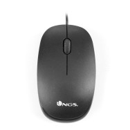 RATON NGS USB OPTICAL WIRED MOUSE FLAME BLACK