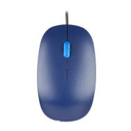 RATON NGS USB OPTICAL WIRED MOUSE FLAME BLUE