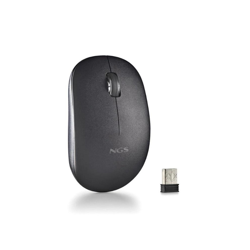 RATON NGS INALAMBRICO FOG PRO BLACK USB 1000DPI