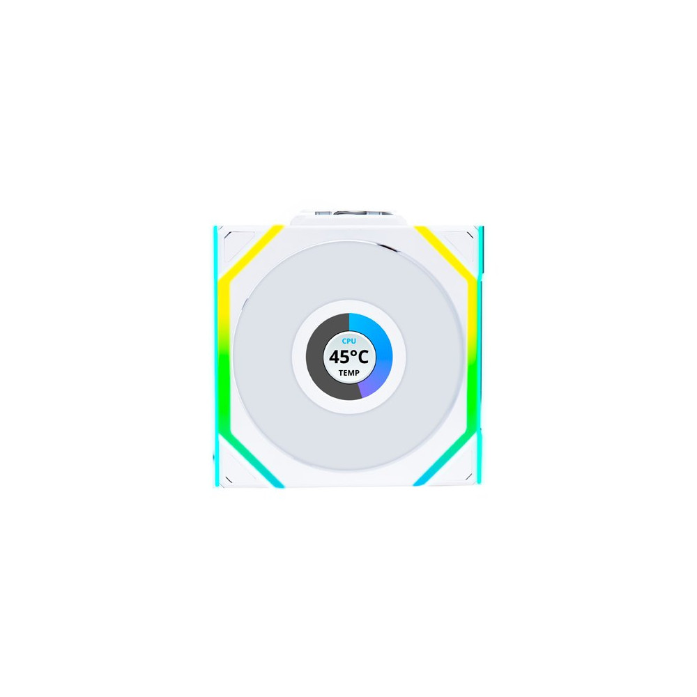 Ventilador Lian Li Uni Fan SL LCD ARGB 120mm Wireless Blanco