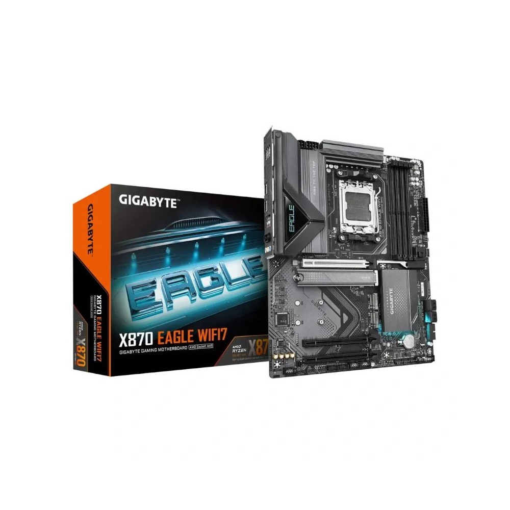 PLACA BASE GIGABYTE GA-X870-EAGLE WIFI7 G10 AM5 ATX 4XDDR5 HDMI