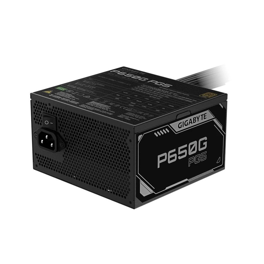 FUENTE ALIMENTACION ATX 650W GIGABYTE 80 PLUS GOLD ATX 3.1 GP-P650G PG5