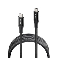 CABLE NGS CARGA RAPIDA DE USB C A USB C DE 2 M DE LONGITUD 240W BLACK