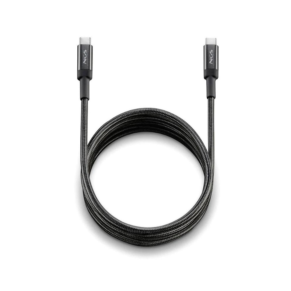 CABLE NGS CARGA RAPIDA DE USB C A USB C DE 3 M DE LONGITUD 65W
