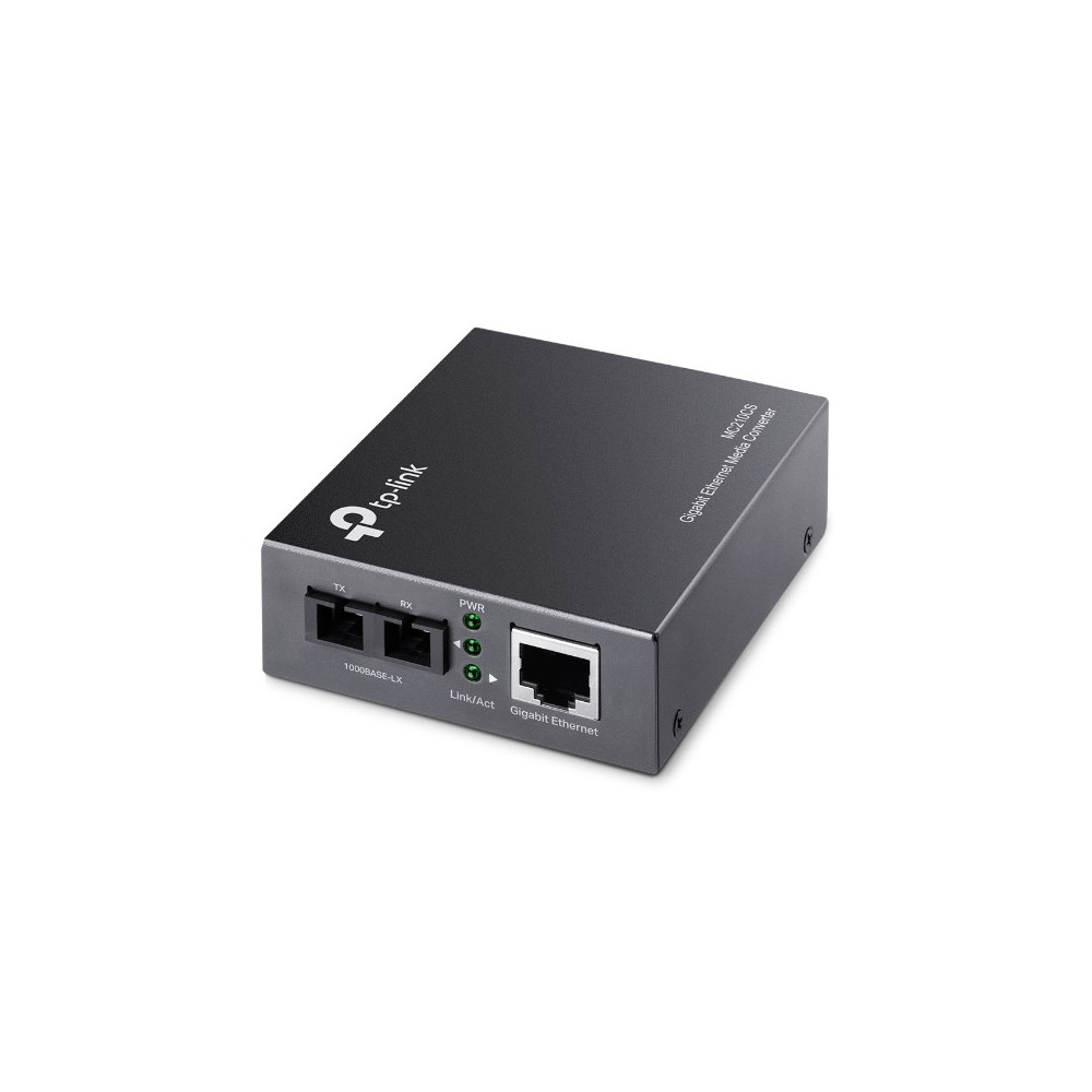CONVERTIDOR FIBRA TP-LINK OMADA MC210CS RJ45GIGA A FIBRA MONOMODO SC 1000MB 15KM