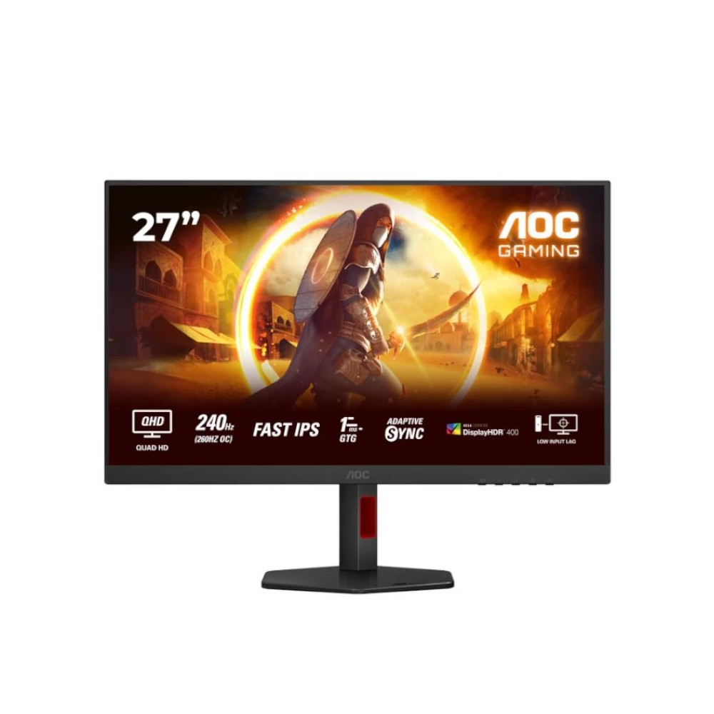 MONITOR GAMING 27" AOC Q27G4ZR MULTIMEDIA QHD 0.3MS 260HZ IPS NEGRO
