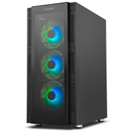 SEMITORRE NOX HUMMER HORUS ARGB SIN FUENTE NEGRO