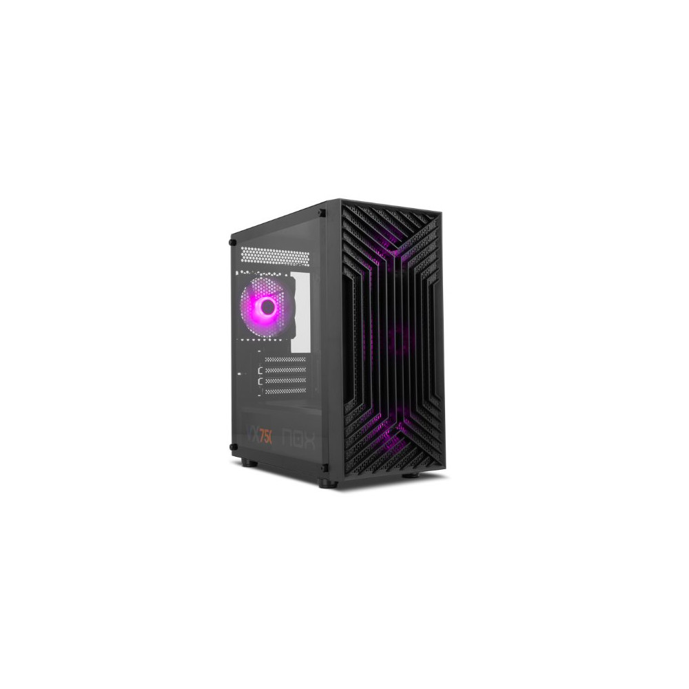 CAJA MICRO-ATX SEMITORRE NOX INFINITY EPSILON NEGRA ARGB USB3
