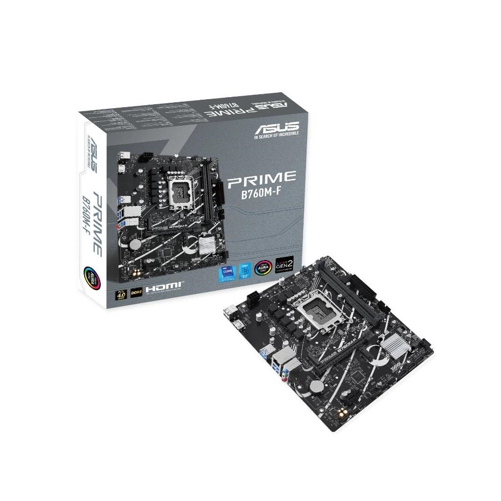 PLACA BASE ASUS PRIME B760M-F DDR5 12TH 13TH 14TH GEN MICROATX SOCKET 1700