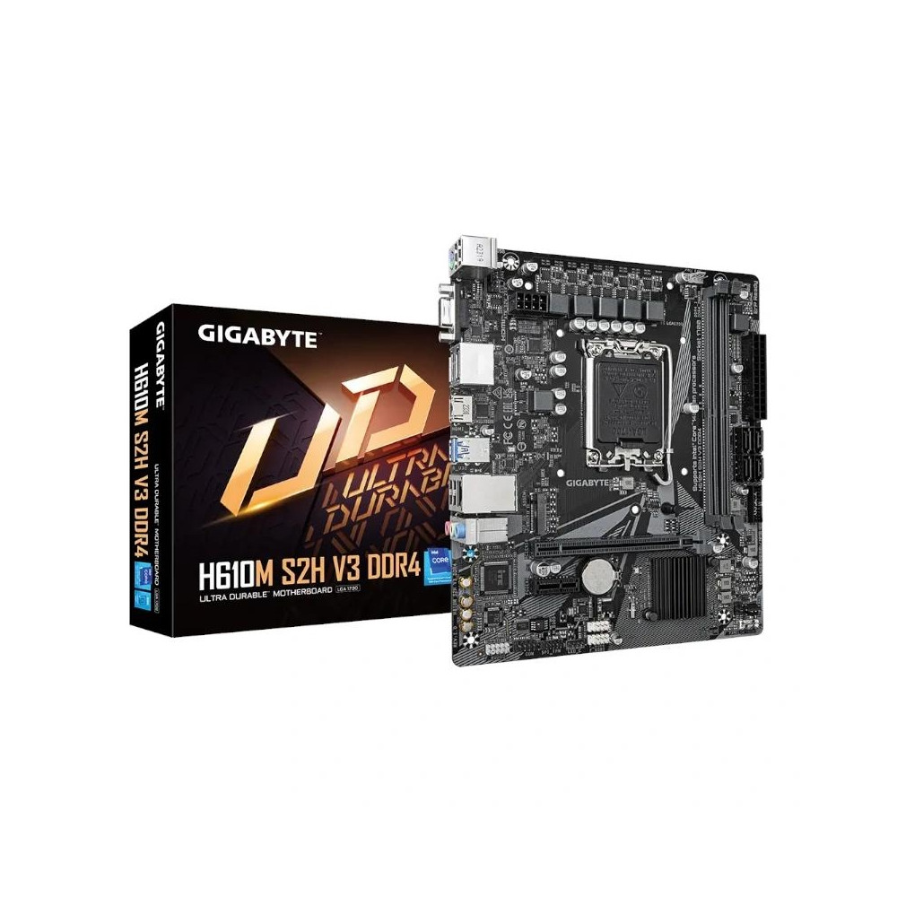 PLACA BASE GIGABYTE H610M S2H V3 DDR4 MICROATX SOCKET 1700
