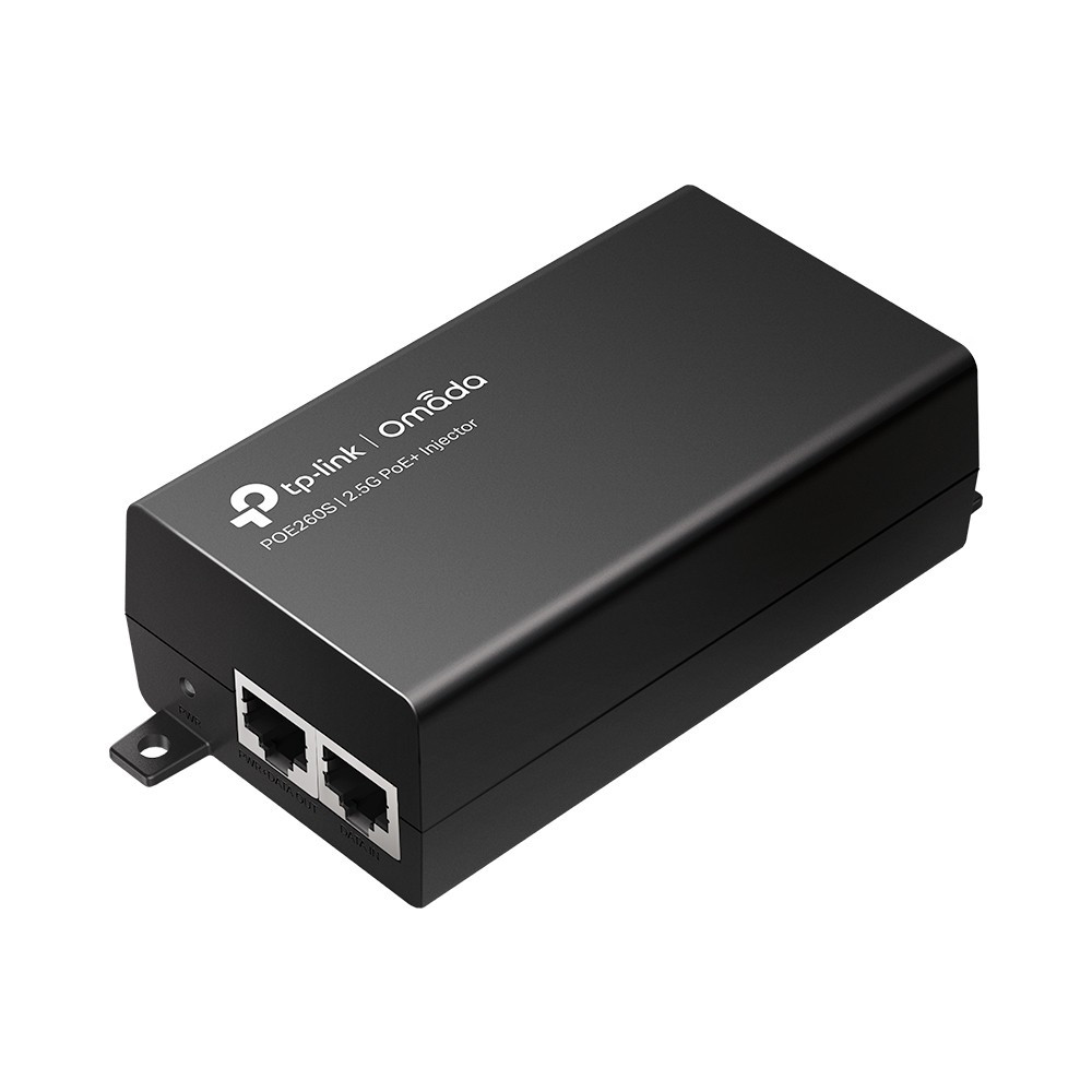 INYECTOR POE TP-LINK OMADA POE260S 2P 2.5Gbps 30W DATOS/ALIMENTACION HASTA 100 M