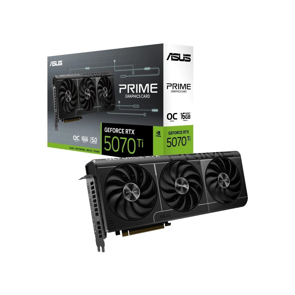 Tarjeta Gráfica Asus Prime GeForce RTX 5070 Ti OC 16GB GDDR7 DLSS4