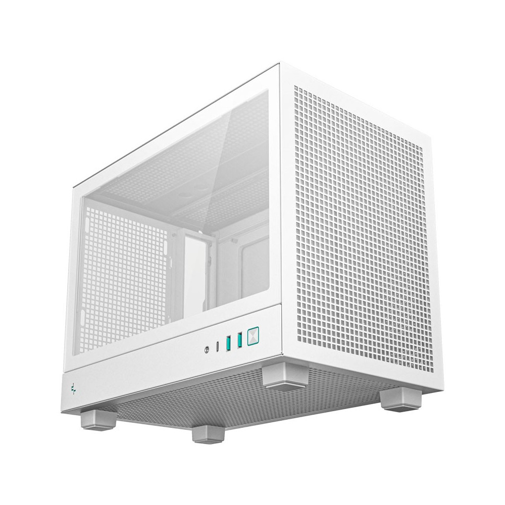 CAJA MINI-ITX SEMITORRE DEEPCOOL CH160 WH BLANCA R-CH160-WHNGI0-G-1