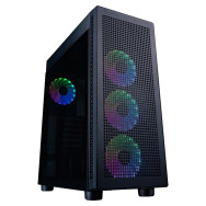 SEMITORRE GAMING HIDITEC H1 AIR ARGB SIN FUENTE NEGRO