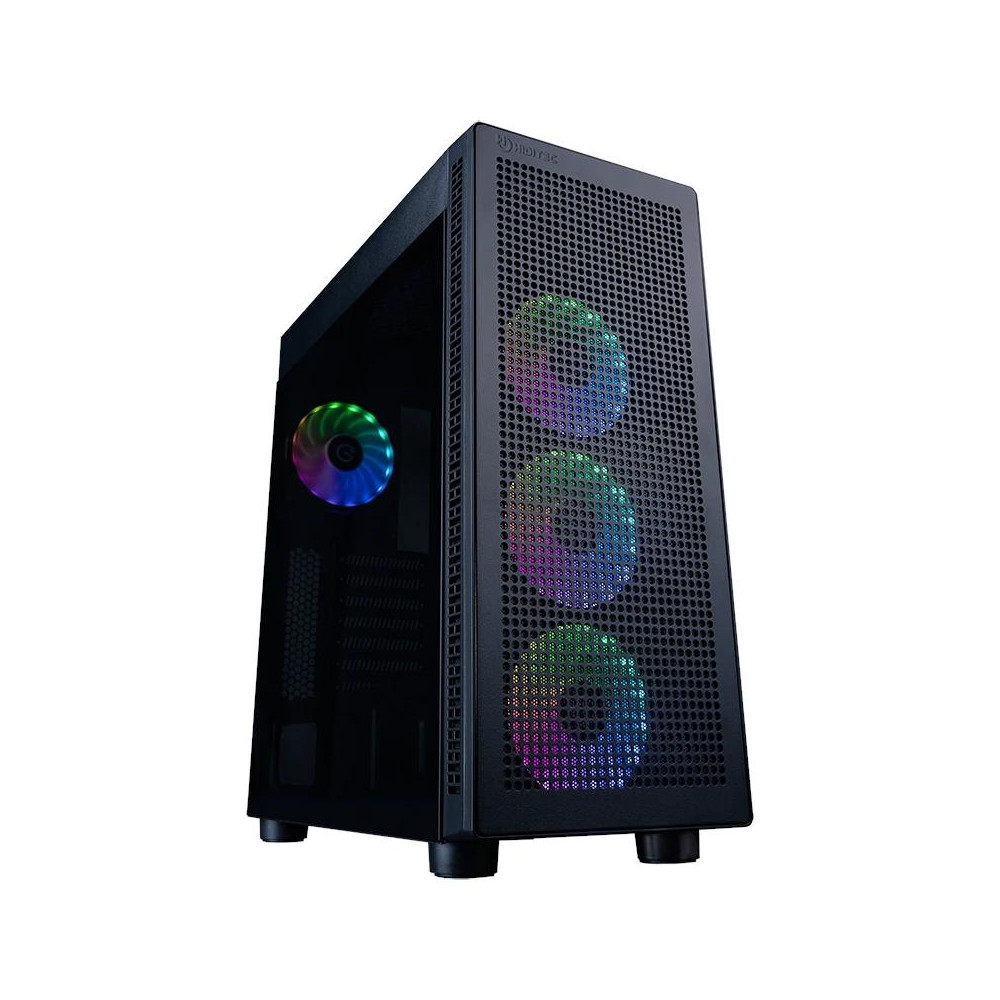 SEMITORRE GAMING HIDITEC H1 AIR ARGB SIN FUENTE NEGRO