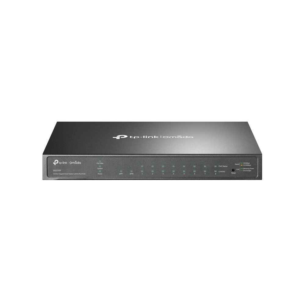 SWITCH TP LINK OMADA 8P SG2210P SEMIGESTIONABLE L2 8x1G 2xSFP POE