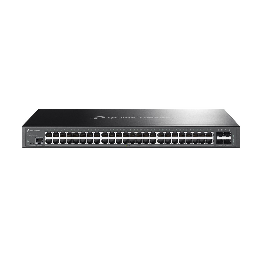 SWITCH TP LINK OMADA 48P SG3452 GESTIONABLE L2 48x1G 4xSFP