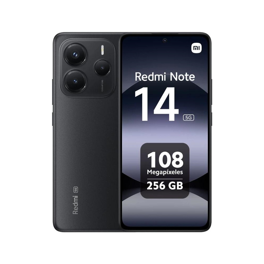 SMARTPHONE XIAOMI REDMI NOTE 14 5G 8GB 256GB NEGRO