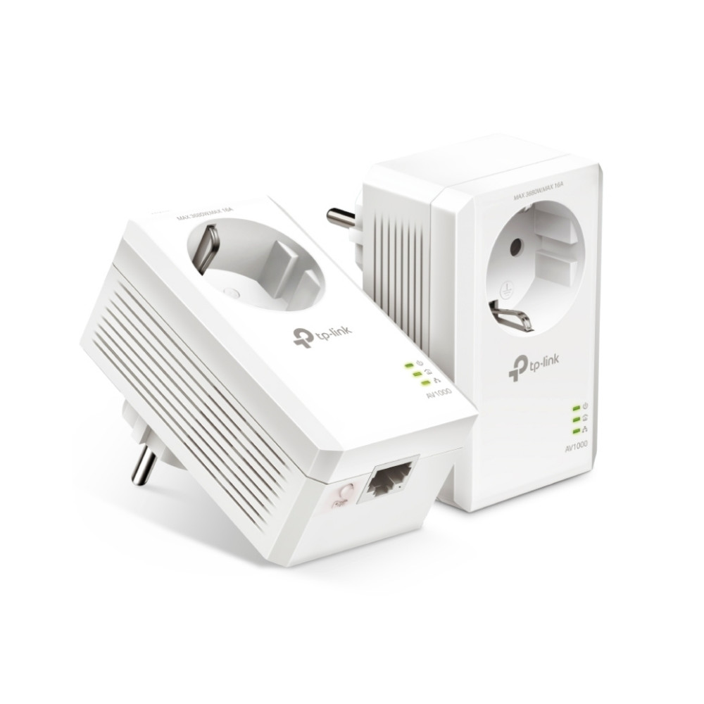 POWERLINE TP-LINK TL-PA7017P KIT AV1000 KIT ALCANCE 300M PACK 2 ENCHUFE