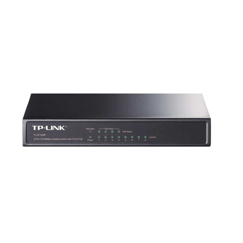 SWITCH TP-LINK 8P 10/100 4P PoE TL-SF1008P