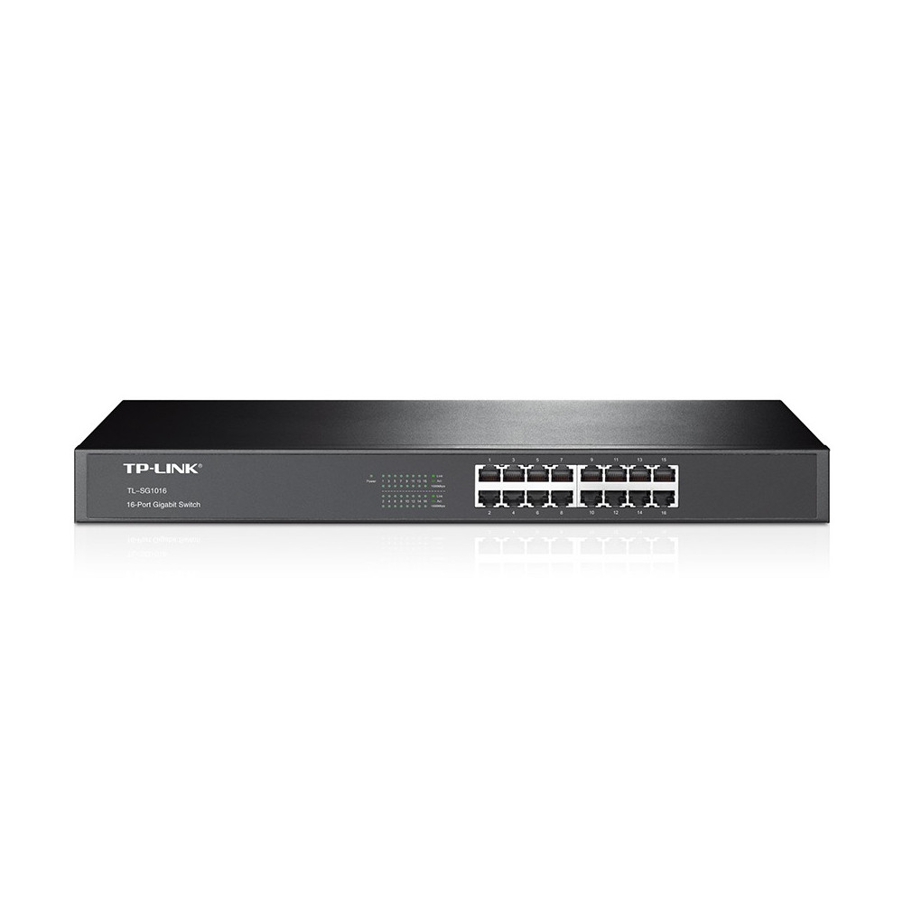 SWITCH TP-LINK 16P TL-SG1016 10/100/1000 RACK 19