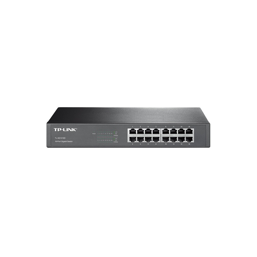 SWITCH TP-LINK 16P TL-SG1016D 10/100/1000 RACK 19