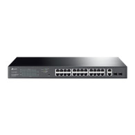 SWITCH TP-LINK 24P GIGABIT PoE + 10/100/100Mbps+ 2PUERTOS SFP TL-SG1428PE
