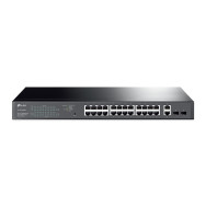 SWITCH TP-LINK 24P GIGABIT PoE + 10/100/100Mbps+ 2PUERTOS SFP TL-SG1428PE