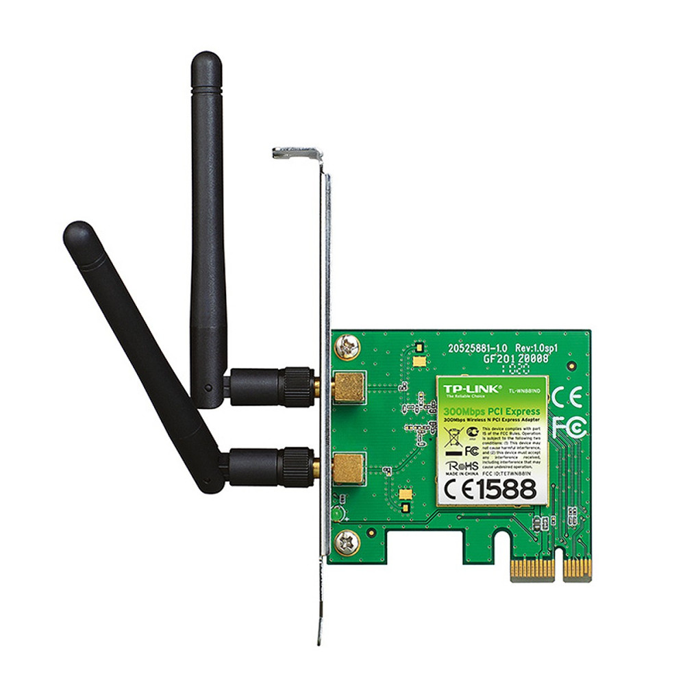 TARJETA INALAMBRICA TP-LINK 300MBPS PCIe 2 ANT DESM TL-WN881ND