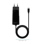 CARGADOR PORTATIL 45W TOOQ GAN USB-C PD CUBICO NEGRO TQLC-USBCGAN45PD-C