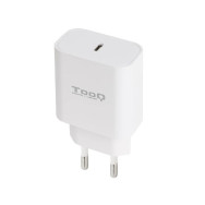 CARGADOR USB-C TOOQ PARED USB-C PD3.0 20W BLANCO TOOQ TQWC-PDUSBC20W