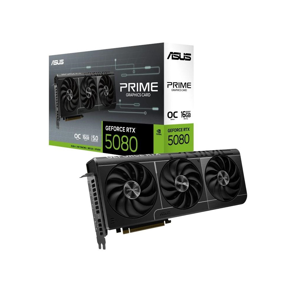TARJETA GRAFICA ASUS PRIME GEFORCE RTX5080 OC 16GB GDDR7