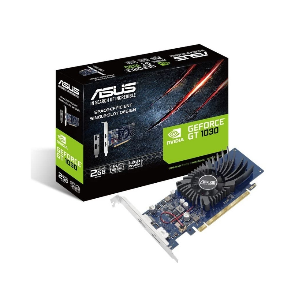 TARJETA GRAFICA ASUS GEFORCE GT1030 2GB GDDR5 PCI-EXPRESS