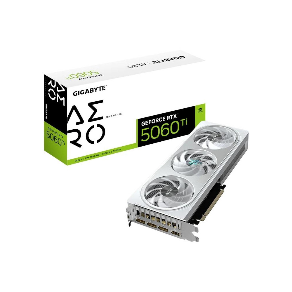 TARJETA GRAFICA GIGABYTE GEFORCE RTX5060TI AERO OC 16GB GDDR7