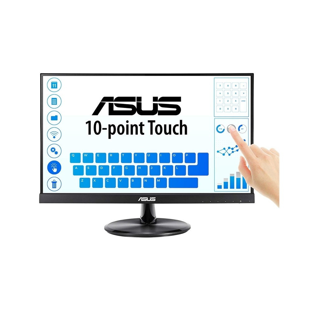 MONITOR 21.5 ASUS TACTIL PROFESIONAL VT229H IPS FHD MM HDMI VGA NEGRO