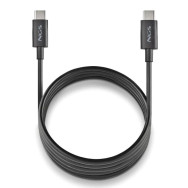 CABLE NGS CARGA RAPIDA DE USB C A USB C DE 1 M DE LONGITUD 60W BLACK