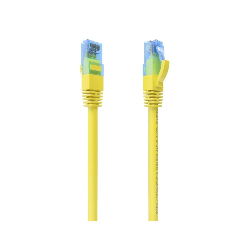 CABLE RED LATIGUILLO RJ45 CAT.6 UTP AWG26 CCA AMARILLO 3.0M AISENS A135-0836