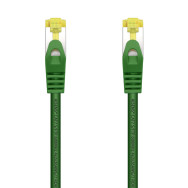 CABLE RED LATIGUILLO RJ45 LSZH CAT.7 SFTP AWG26 VERDE 0.25M AISENS A146-0480