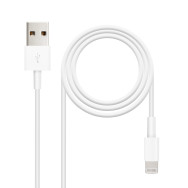 CABLE LIGHTNING A USB 2.0 LIGHTNING-USB A/M 50 CM 10.10.0400