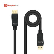 CABLE DISPLAYPORT V1.4 CERTIFICADO VESA DPM-DPM NEGRO 1.5M NANOCA 10.15.2501-L150