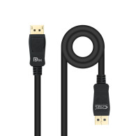 CABLE DISPLAYPORT V1.4 CERTIFICADO VESA DPM-DPM NEGRO 2.0M NANOCABLE 10.15.2502