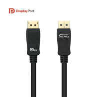 CABLE DISPLAYPORT V1.4 CERTIFICADO VESA DPM-DPM NEGRO 2.0M NANOCABLE 10.15.2502