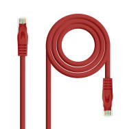CABLE RED LATIGUILLO RJ45 LSZH CAT.6A UTP AWG24 ROJO 25 CM 10.20.1800-L25-R