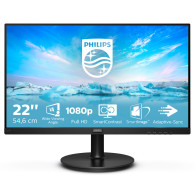 MONITOR 21.5 PHILIPS 221V8A FHD MM HDMI VGA NEGRO