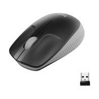 RATON LOGITECH INALAMBRICO M190 USB GRIS MEDIO 910-005906