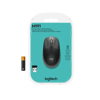 RATON LOGITECH INALAMBRICO M190 USB GRIS MEDIO 910-005906