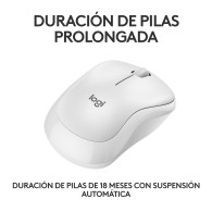 RATON LOGITECH M240 BLANCO